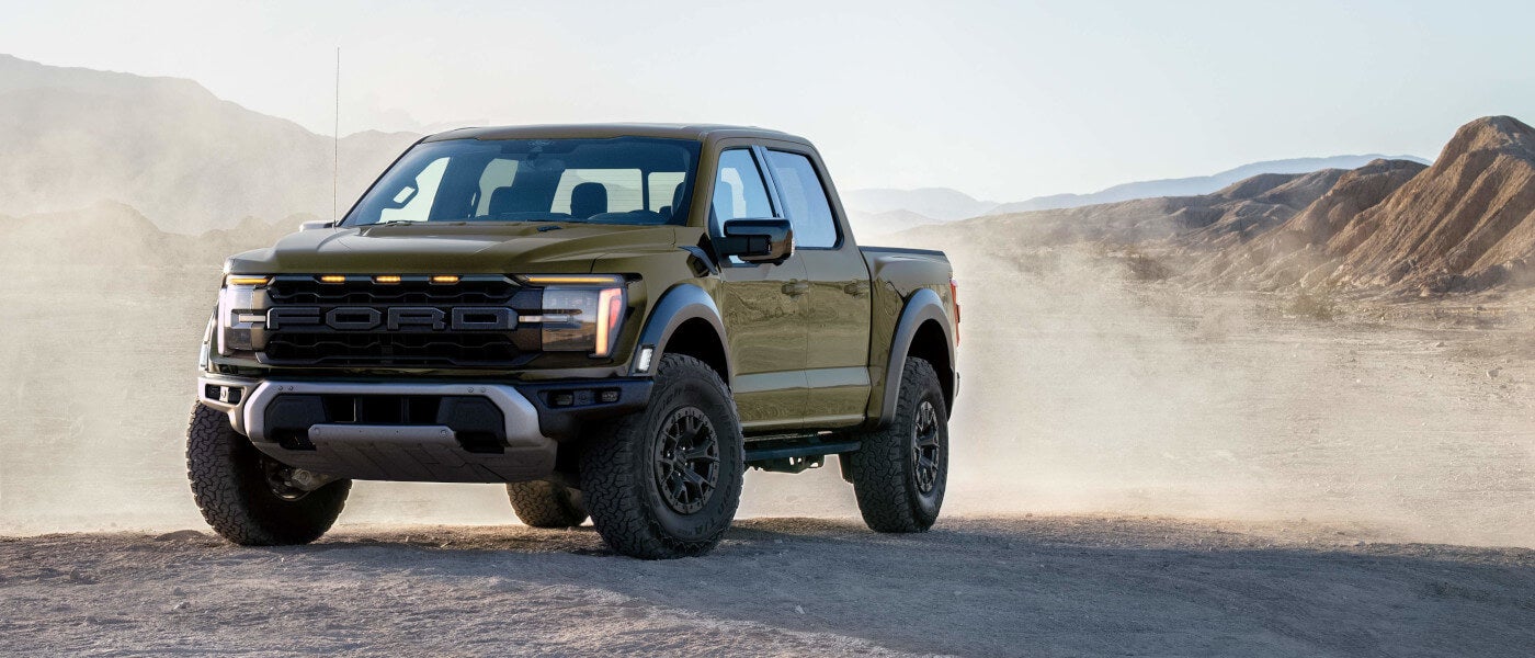 2024 Ford F- 150 parked in dusty desert