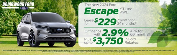 2024 Ford Escape Lease or Finance Offer