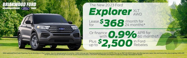 2023 Ford Explorer Lease or Finance Offer