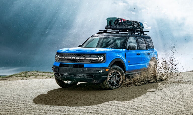 2024 Ford Bronco Sport offroad with luggage