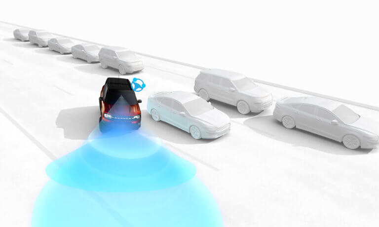 2024 Ford Bronco Sport safety sensors graphic