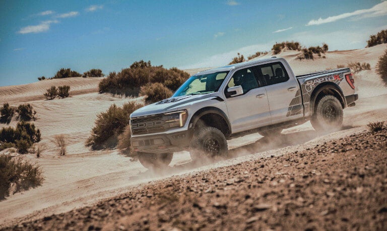 2024 Ford F- 150 offroading in the desert