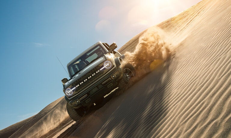2026 Ford Bronco kicking up dust