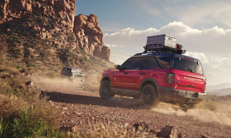2026 Ford Bronco Sport with luggage in desert