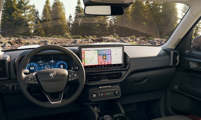 2026 Ford Bronco Sport infotainment system and dashboard
