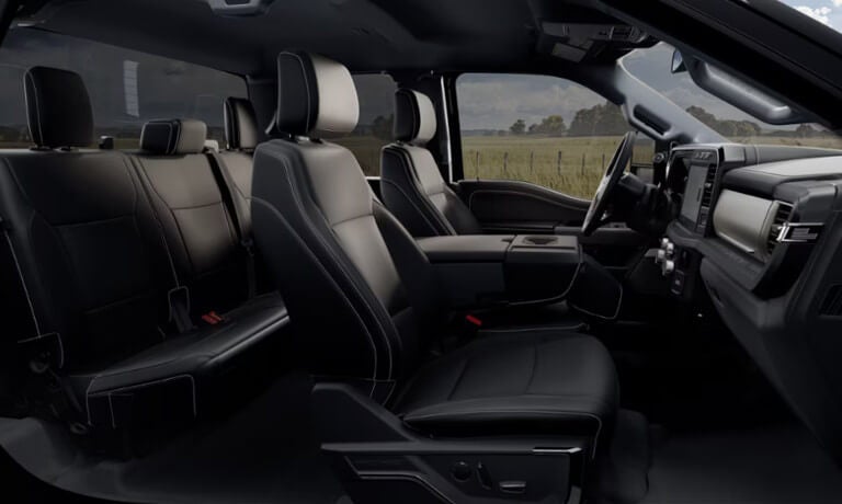 2026 Ford Super Duty interior front seats