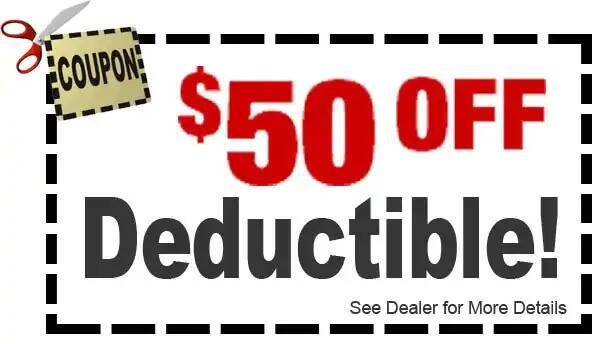 $50 off your deductible at Briarwood Ford Collision Center, See dealer for details